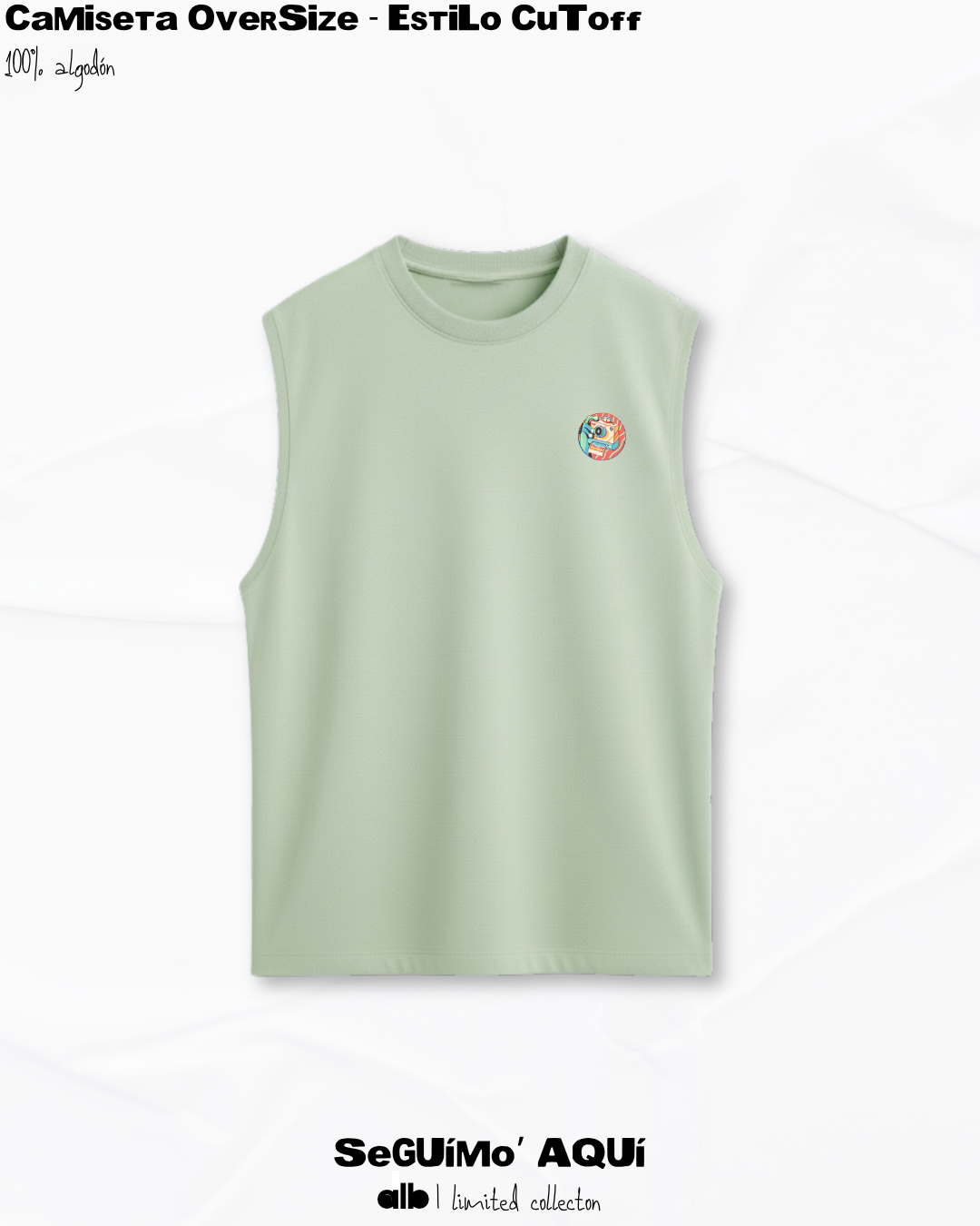 Camiseta Oversize Residencia - Cutoff