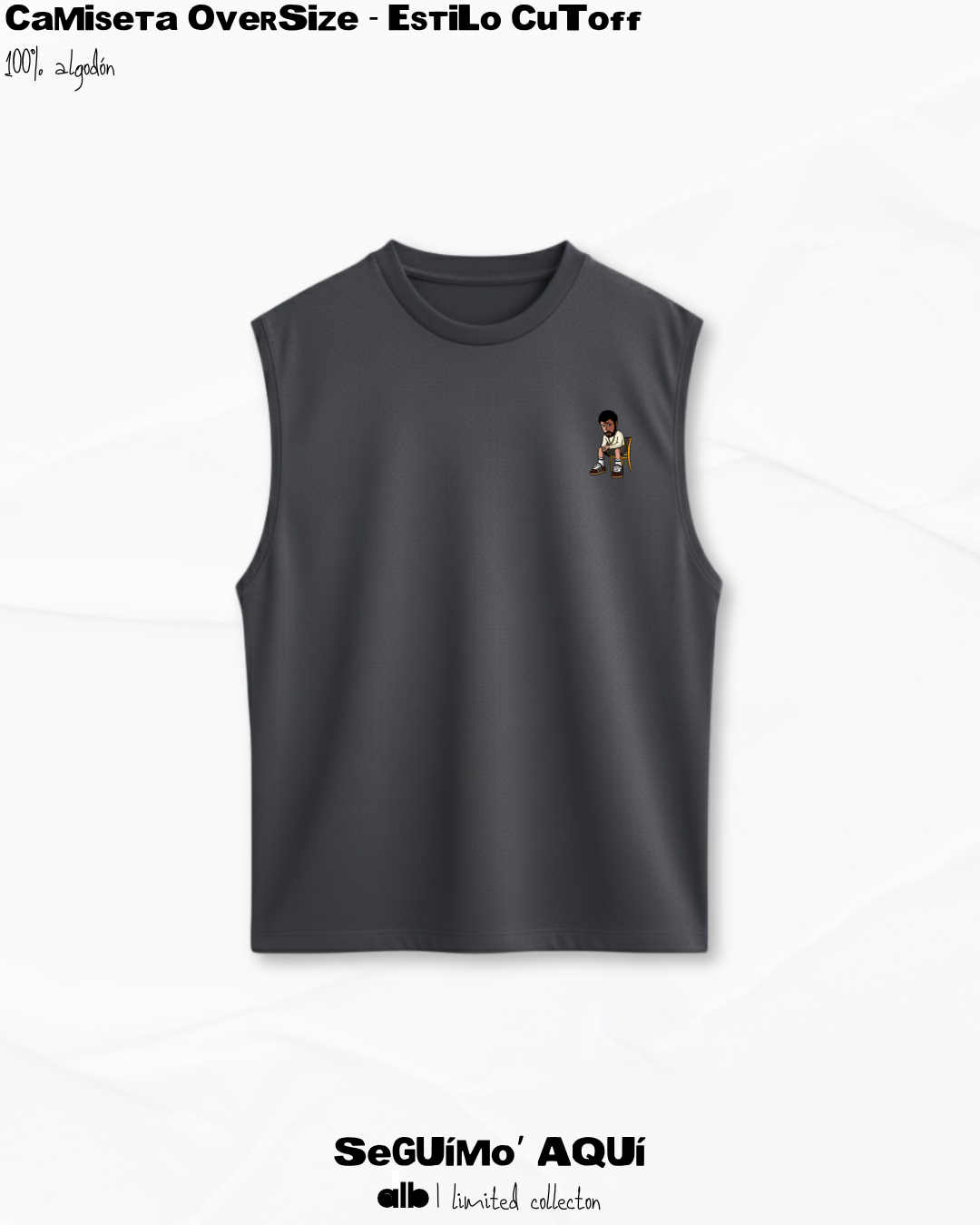 Camiseta Oversize PRxCR - Cutoff